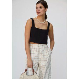 NWT Anthropologie "Porridge" Linen Top
